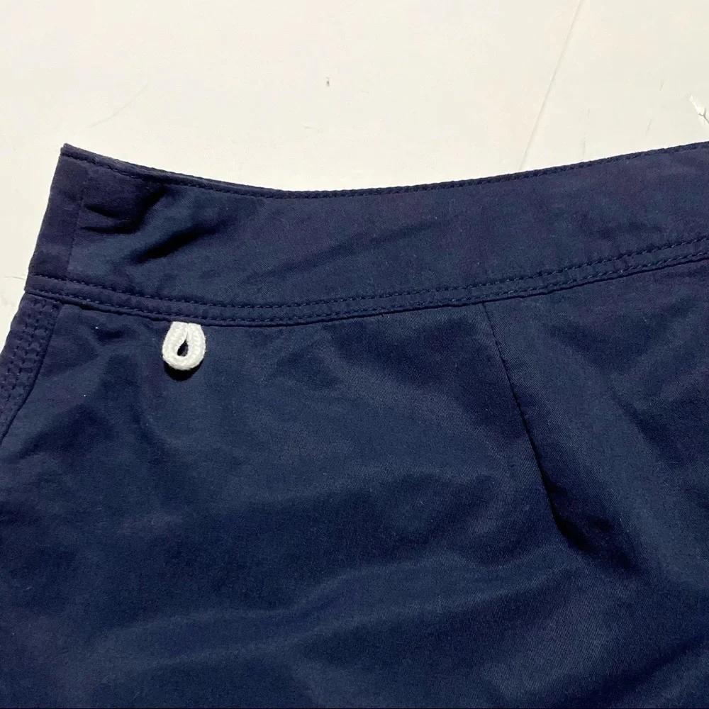 J. Crew Swimwear Navy Blue Board Shorts Trunk Size 35 Beach Surf